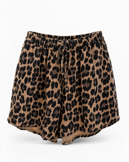 Musselinshorts Meow Leo - Packshot Vorderseite