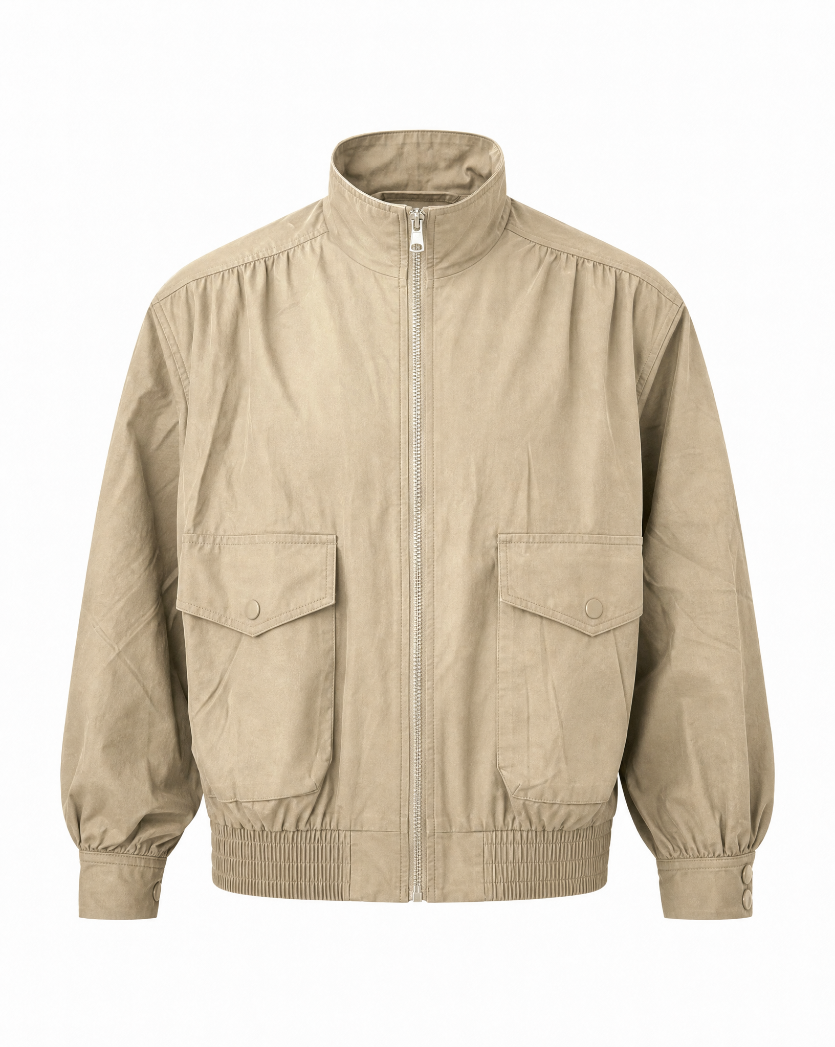 Bomberjacke Mila Khaki Vorderansicht