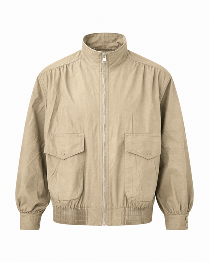 Bomberjacke Mila Khaki Vorderansicht