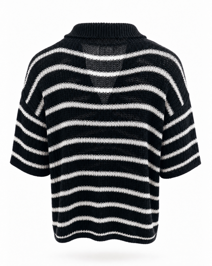 Riviera Stripes Poloshirt - Packshot Rückseite