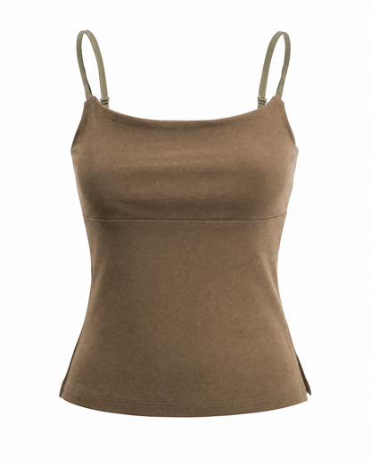 Top Nele Khaki Vorderseite