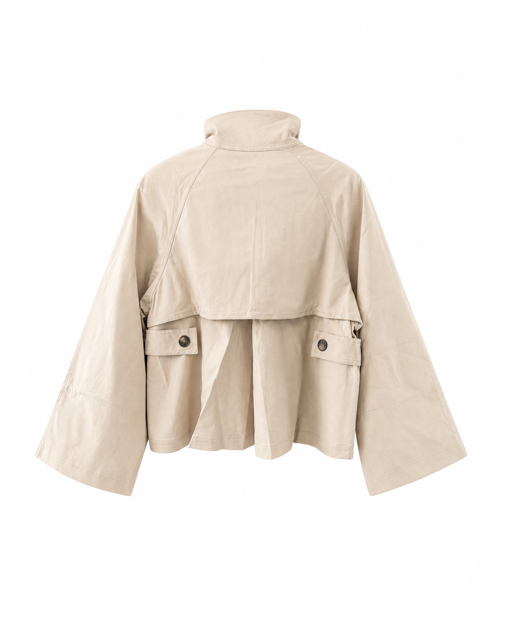 Trenchcoat Alessa Beige Rückansicht