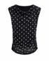 Top Polka schwarz - Packshot Vorderseite