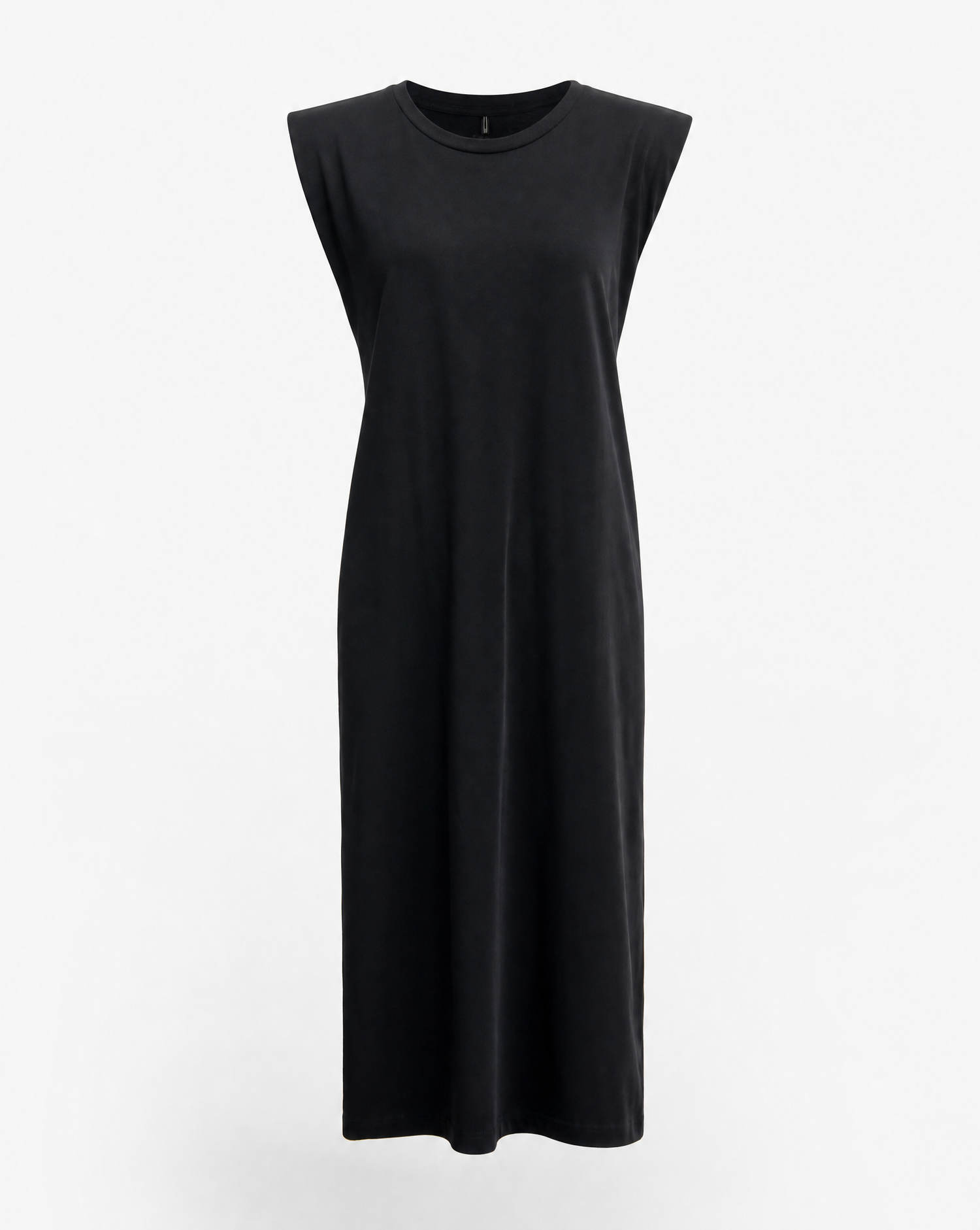 Jerseykleid Base Schwarz - Packshot Vorderseite