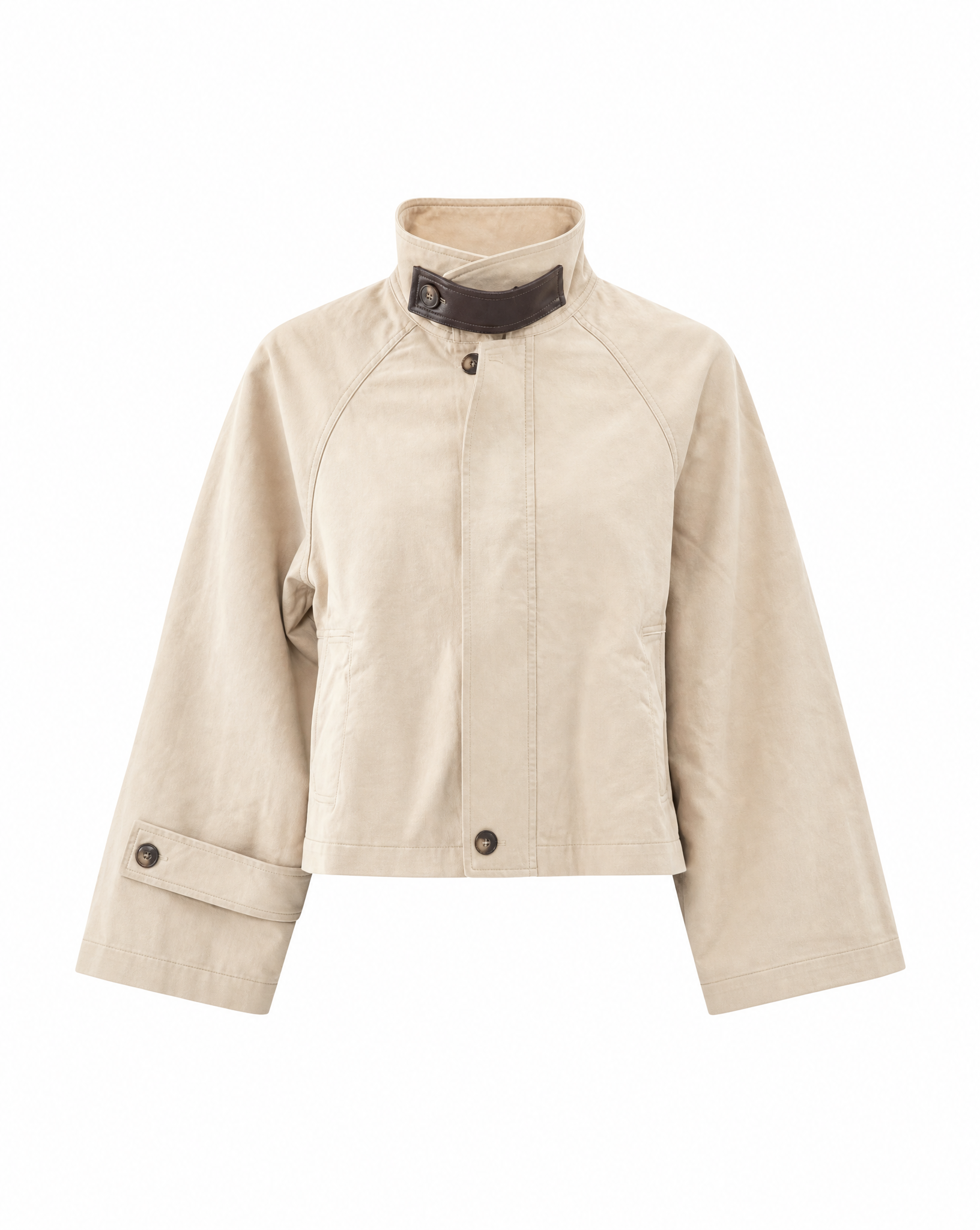 Trenchcoat Alessa Beige Vorderansicht