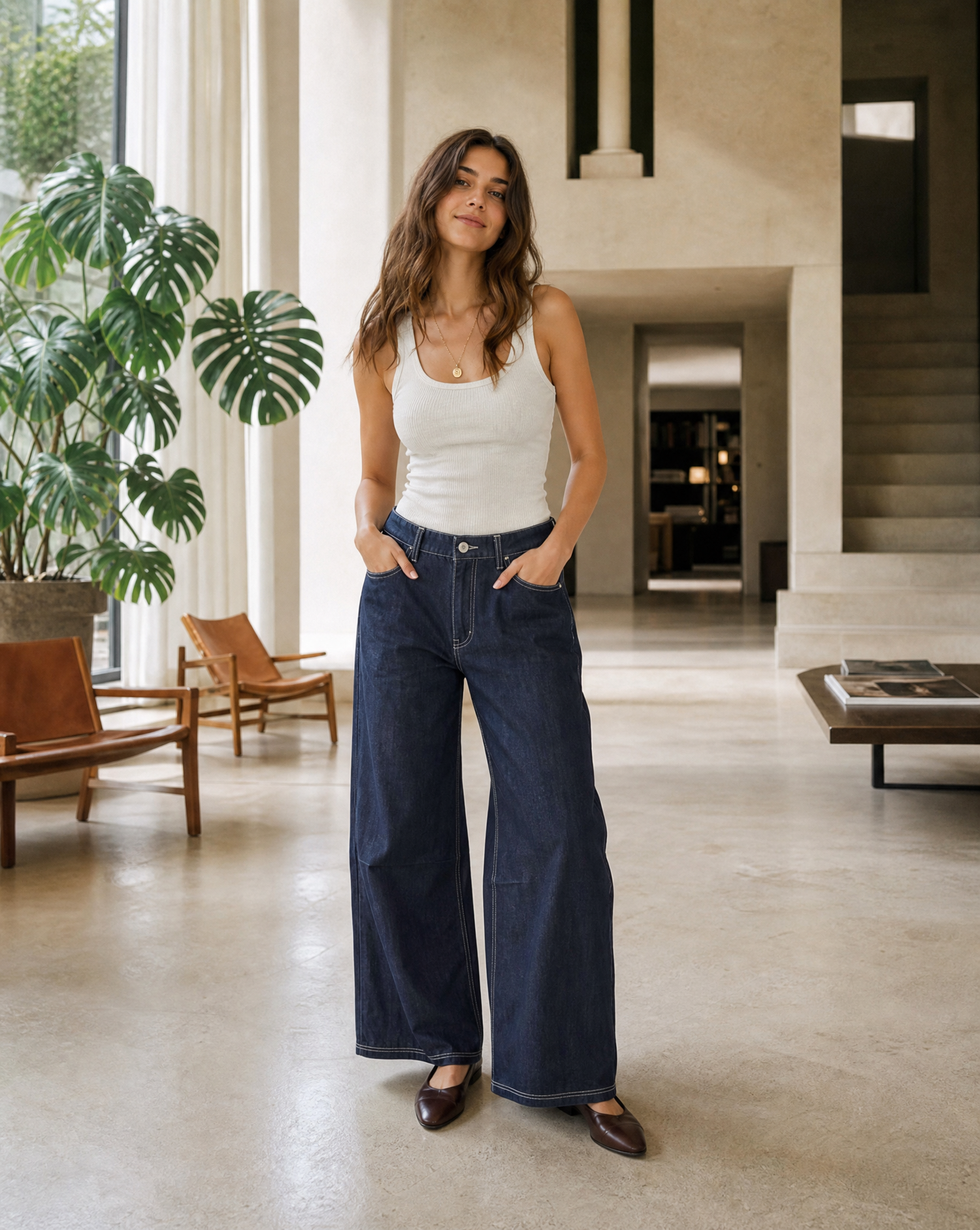 Jeans Sienna getragen Vorderansicht