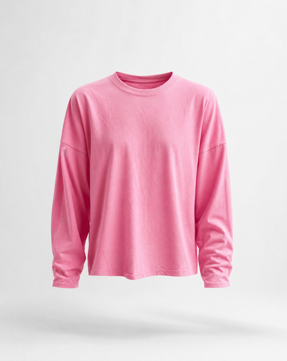 Longsleeve Pink Packshot hinten
