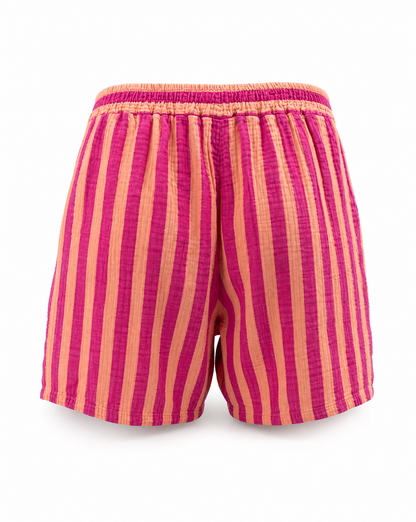 Musselinshorts Pink Lemonade - Packshot Rückseite