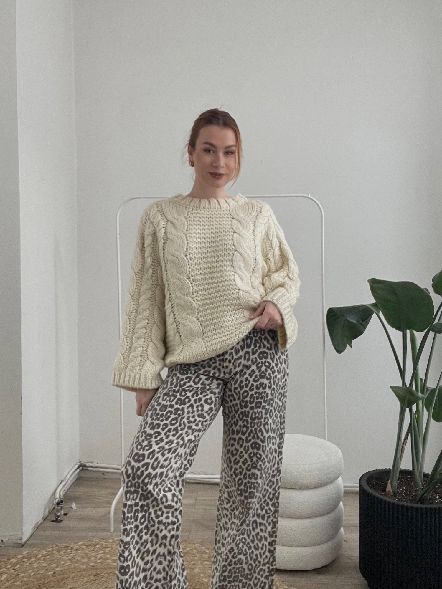 Strickpullover Riccarda in Beige